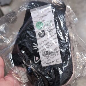 Cute Pink Socks with Cat Design